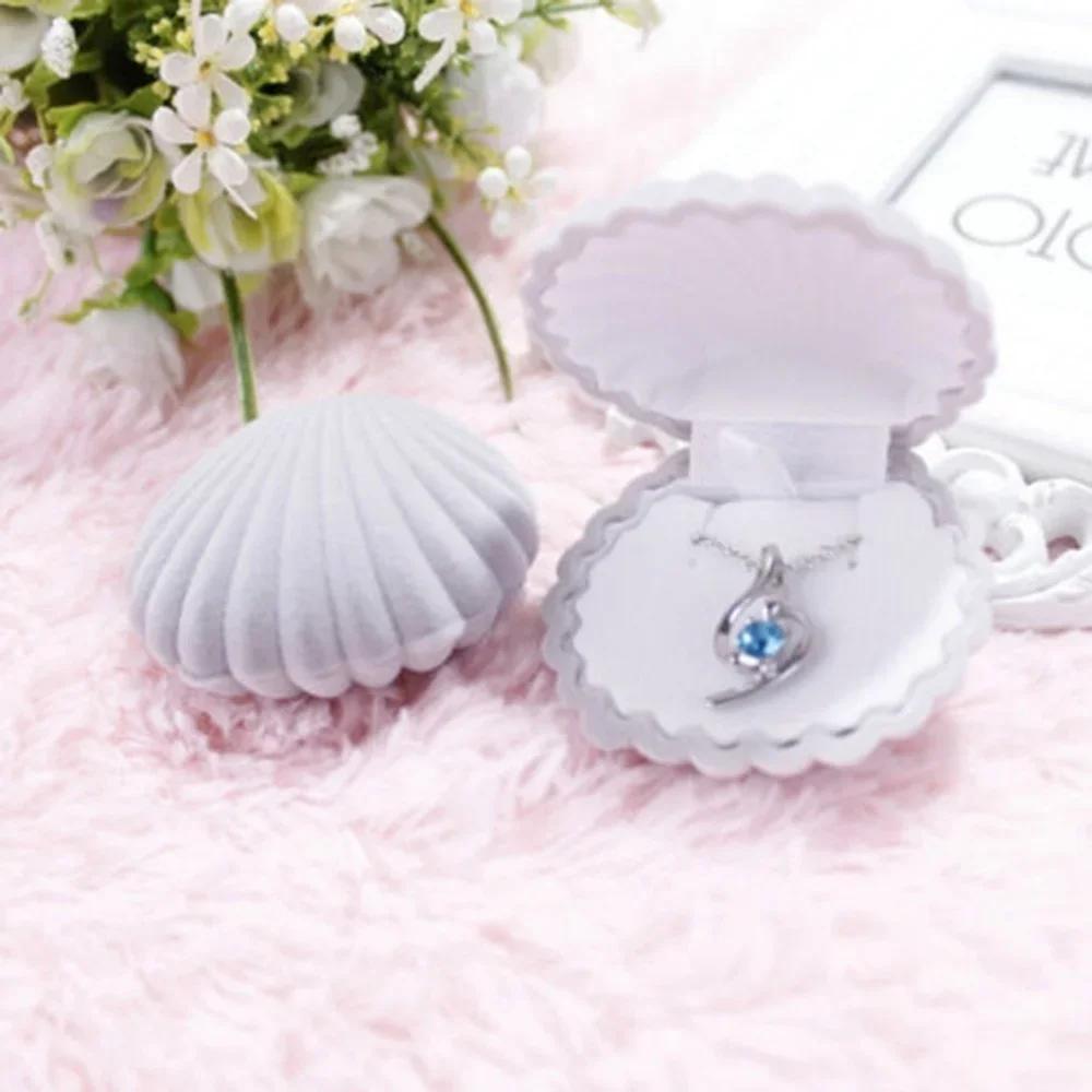 Muschel Schmuck Geschenkbox Ringbox Schmuck Geschenkbox Ohrring Aufbewahrung Ringbehälter Schmuck