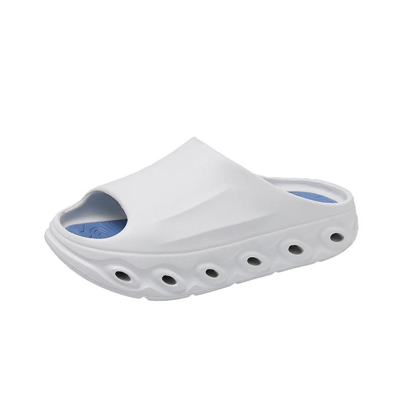 Herren Kokosnuss-Sandalen: Trendiger weicher Pantoletten-Slipper mit dicker Sohle für sommerliche Outdoor-Aktivitäten.
