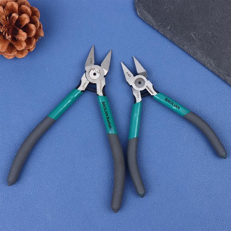 Industrial Grade Special Sharp Side Mouth Pliers,High Hardness Electrician Small Diagonal Pliers,Electrician Manual Tool