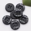 10τμχ Υψηλής Ποιότητας Μαύρο Στρογγυλό Ρητινένιο Κουμπί Κουμπί Ευέλικτο Μπλούζα Τοπ Ρούχα Διακοσμητικό Κουμπί Μικρό Κουμπί Αξεσουάρ
