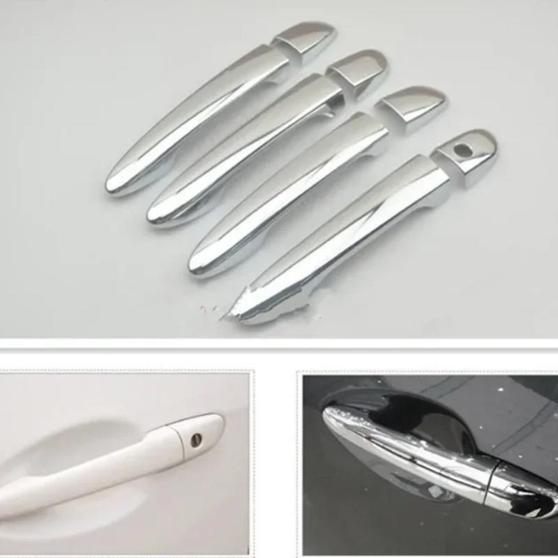 Car Decoration Door Handle Cover For Mazda Cx5 CX-5 2012- For Mazda CX3 CX-3 2015- Chrome Silver Cars Accessories