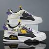 Men's Fashion Casual Low Top Skateboarding Shoes Boys Comfortable Sneakers Male Students Trending Soft Sole Classic Breathable Gym Non-slip