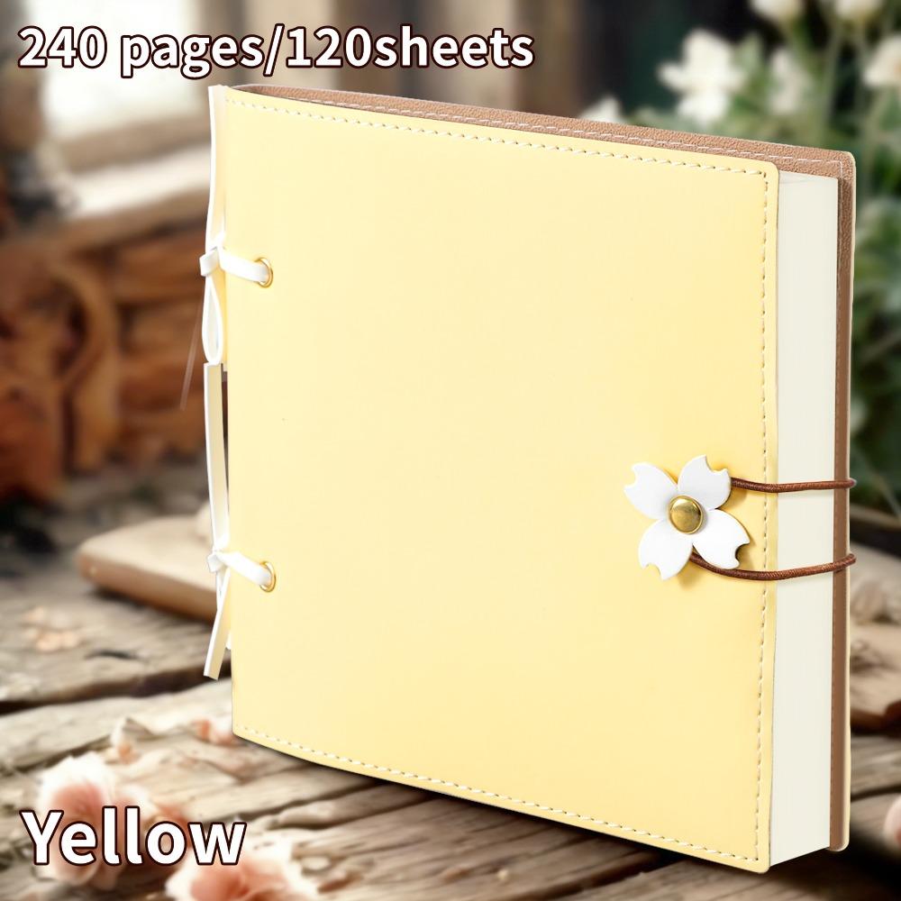 240 Pages Thickened Blank Wedding Album for Girlfriend, Boyfriend, Family