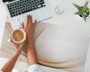 Decorative Desk Mat for Laptop Delicate Abstract Lines 90X45 Cm
