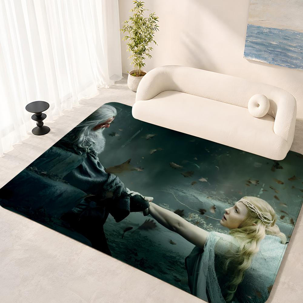 The Lord of the RingS Floor Mat Floor Mat Soft Flannel Non-Slip Door Rug for Living Room