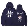 Unisex Hooded Sweatshirt Streetwear Casual Pullover Teens Men Women Loose Fit Cartoon Print