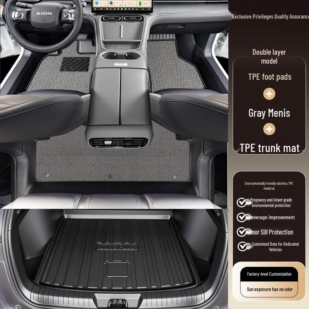 GAC AION i60 TPE Floor Mats: Essential Decorative Accessory for 25 Models