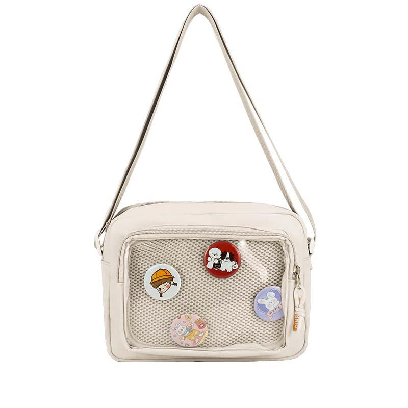 

Fashion Japanese Anime Aesthetic Ita Bag Casual Small Messenger Bag for Students Versatile Crossbody Itabag Pin Display Purse