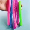 6Pcs Large Size Fidget Noodles Textured Sensory Stretchy String Adhd Autism Squeeze Release Anxiety For Kids Stress Relief Toys