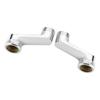 652F Easy installs Brass Shower Adapters Threaded Design Bathroom Faucet Connection Bathroom Fixture Reducers Adapters for Home