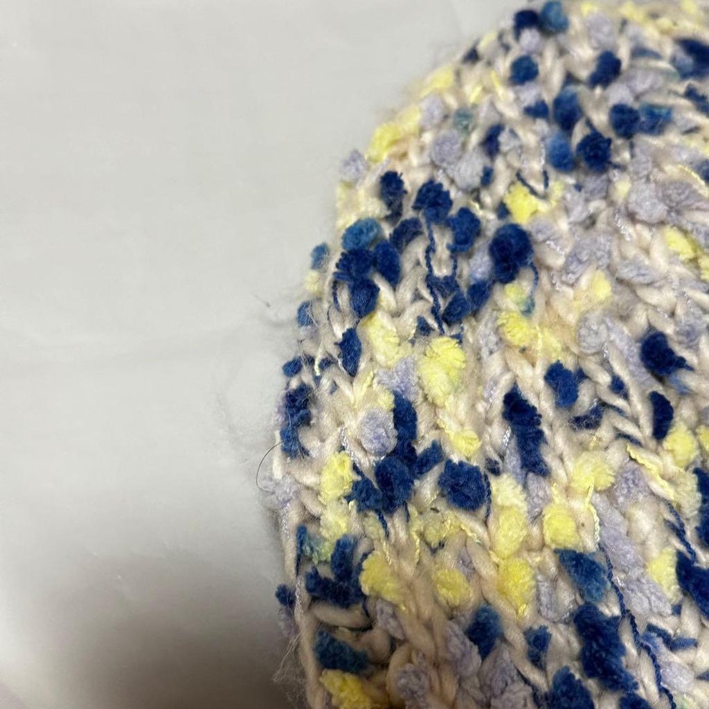 Used Supreme Chenille Beanie Lavender