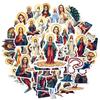 35pcs-100pcs Detailed Religious Stickers Spiritual Sacred Christian Stickers Iconic Stickers For Guitar Laptop Helmet