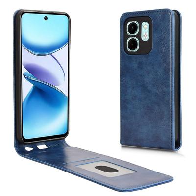 Leather Flip Cases For Infinix Hot 50i / Smart 9 Up And Down Flip Cover PU Leather Durable Protective Cover