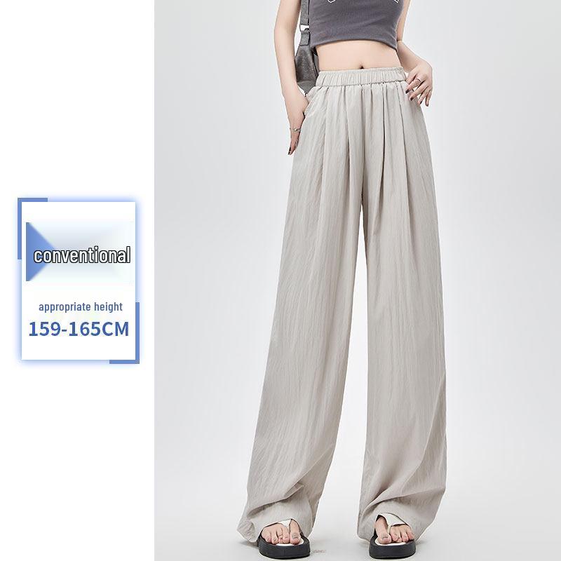 Women's High-Waisted Loose Linen Wide-Leg Summer Pants