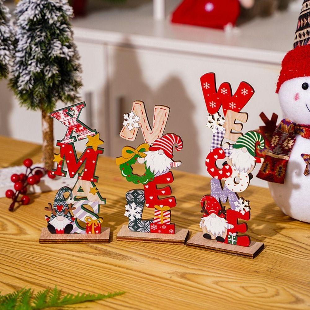 Home Handicrafts Bedroom Jigsaw Ornaments Kit Desktop Ornaments Christmas Decoration Children Toys