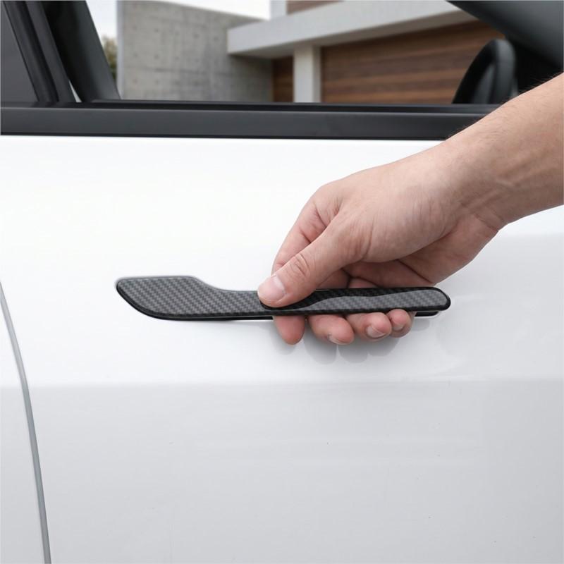 For Tesla Model 3 Y YL Highland Juniper Car Interior Door Switch Button Trim Sticker Door Handle Protector Wrap Cover Accessorie Interior Mirrors 6