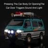 1:24 Mitsubishi Delica H2 Alloy Model Toy Diecast Car Doors Opened With Sound Light Pull Back Miniature Vehice Boy Birthday Gift