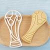 1/4 Stück Kreativer Fußballförmiger Ausstecher Fußballförmige Haushalts-Sport-Thema Backform Glatte Oberfläche Schneideform