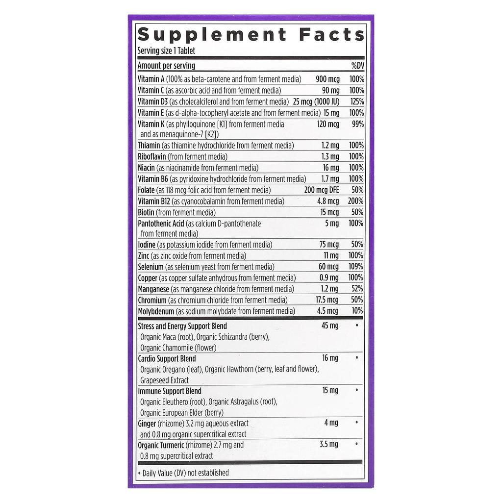 Every Man's One Daily, Whole Food Multivitamin, Veggie Tablets, 96 Tablets