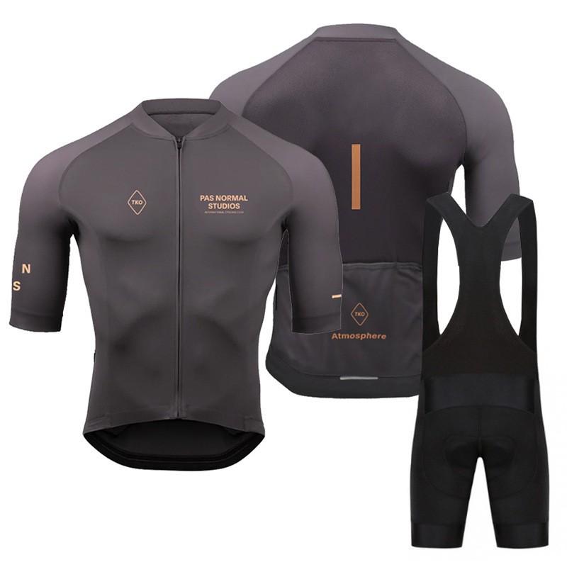 Mens Short Sleeve Cycling Jersey Set Team Edition Road Bikes Breathable