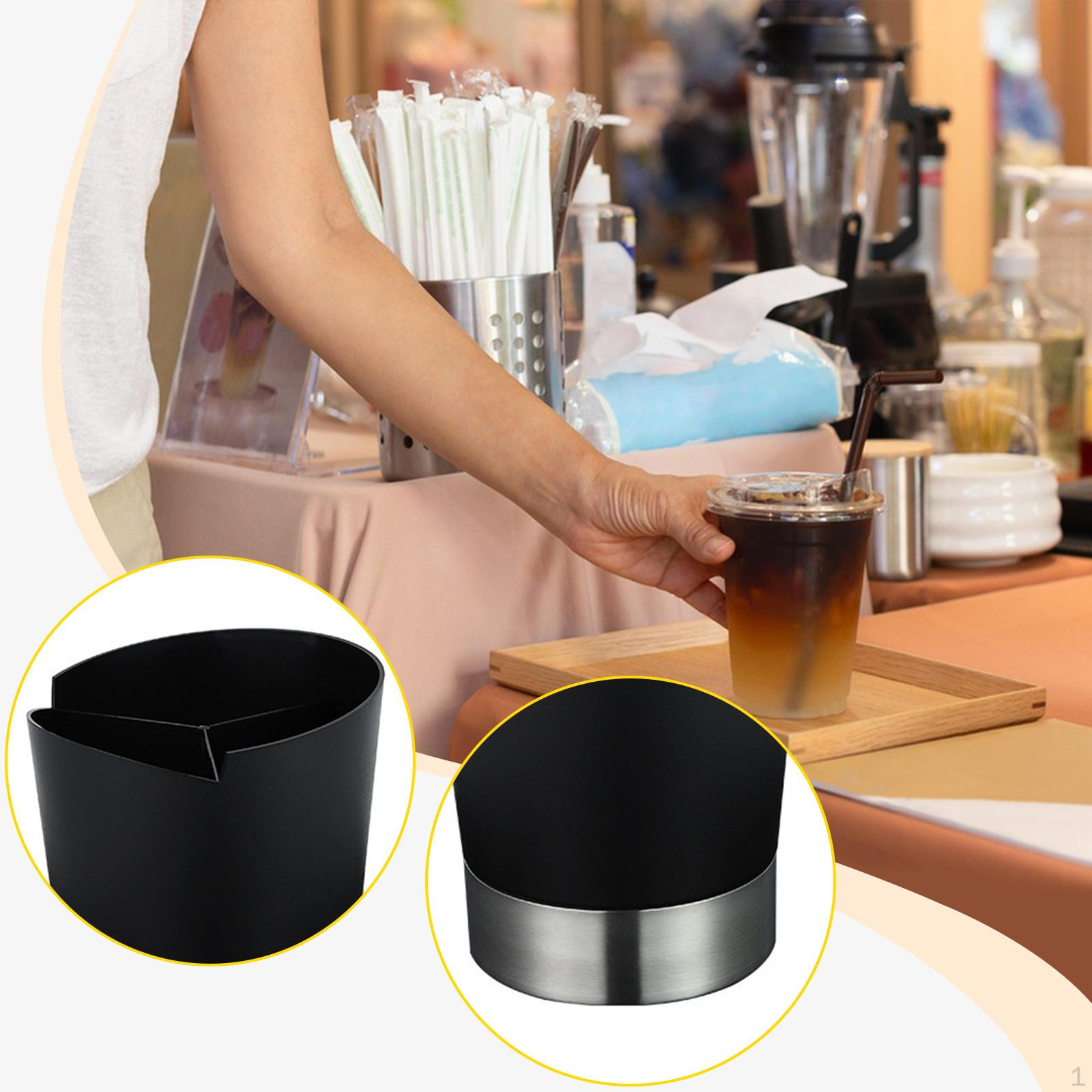 

Holder Coffee Stirrers 3 Grid Stainless Steel Base Storage Dispenser Kitchen Utensil чёрный