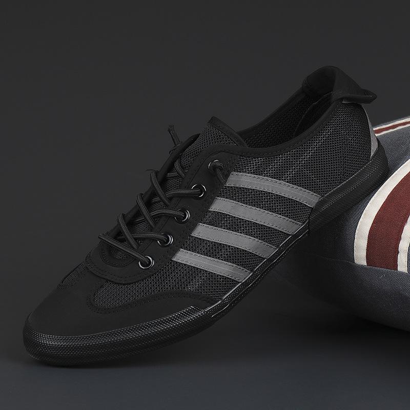 Summer Mens Shoes Mesh Shoes Casual Shoes One Foot Pedals Lazy Shoes Fashionable Trendy Shoes Mesh Shoes Board Shoes