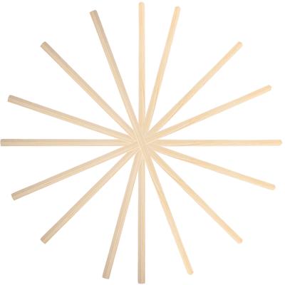 10 pezzi Kit di cornici per modanature per finestre in legno di pino triangolare per modanature decorative