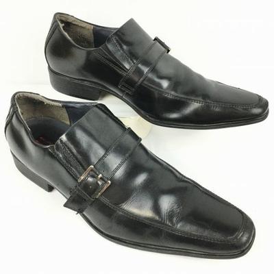 Buty biznesowe Mr.JUNKO typu Monk Strap [27.0/Czarne] Skórzane buty wizytowe(UŻYWANY)