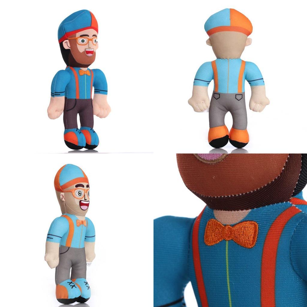 Entzückendes 11-Zoll-Blippi-Stofftier Weicher Cartoon-Charakter Perfekt für Kindergeschenke
