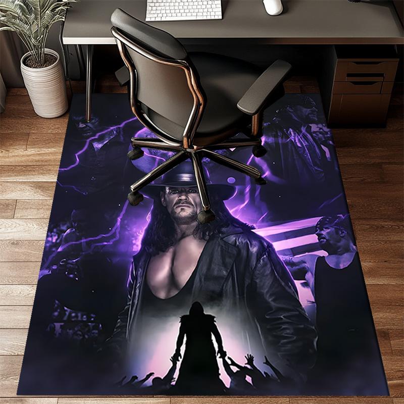 Moonlit Graveyard Undertaker Rug for Living Room, Game Rooms, Office, Bedroom, Office Floor Mat Playful Design, Fan Gifts Christmas Decor