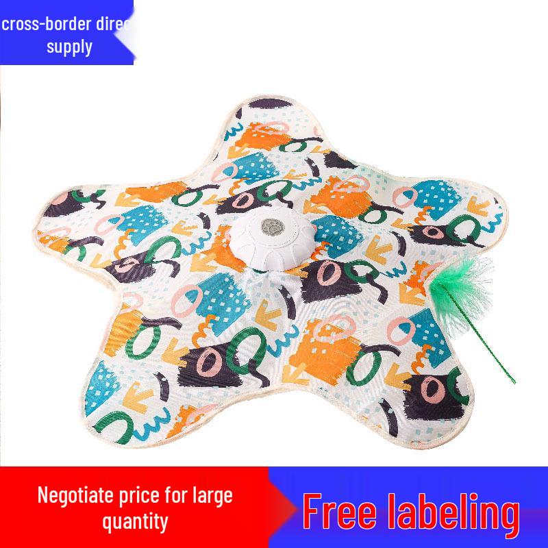 Automatyczna obrotowa zabawka dla kota: Piłka do samodycznej zabawy, do polowania i dekompresji