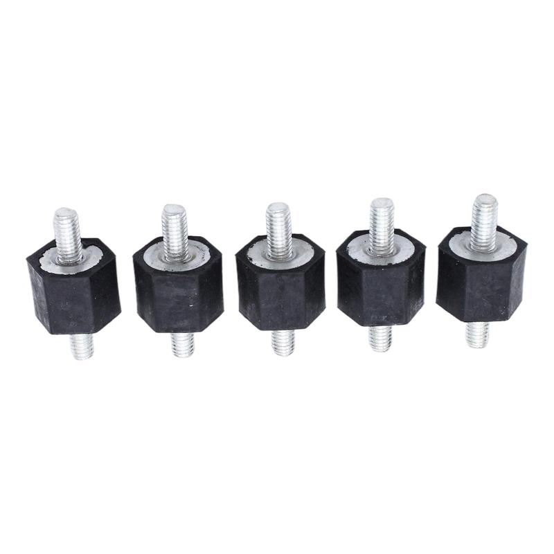 5x Pump Engine Cover, Rubber Mounts, 191201256 Anti Vibration, Isolator Mounts, for Golf MK2, for , Engine Panel Oil Coolers