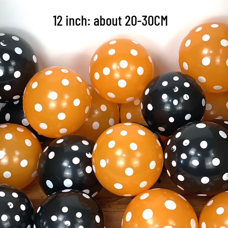 Halloween Balloon Decorations Set for Mall, Pub, KTV, Classroom, and Party Horror Atmosphere