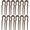New Simple Matte Wave U-shaped Solid Color Hairpin Women Versatile Elegant Pan Hair Clip for Girl Hair Accessories