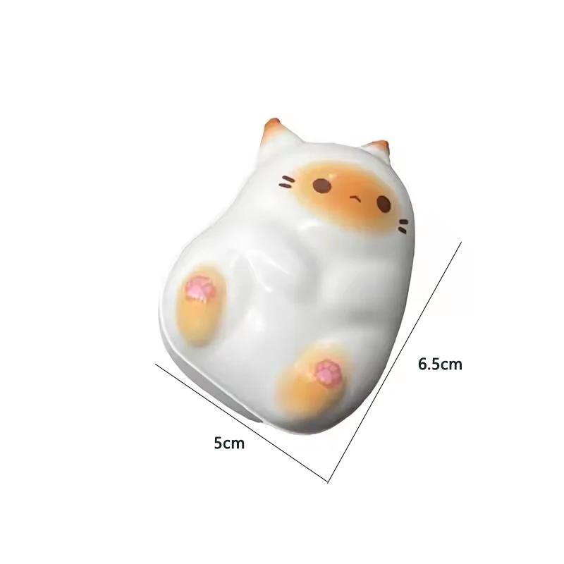 New Cat Stress Relief Squeeze Toys Cute Cartoon Decompression Doll Slow Rebound Home Table Ornaments Stress Reliever Toys Gifts