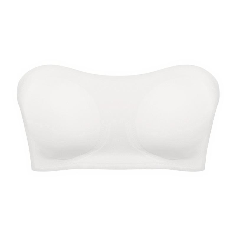 Women's Strapless Bra with Cross Side Buckle - European & American Style