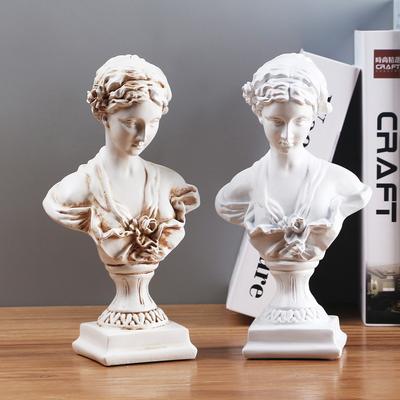 Nordique Vénus David Caractère Sculpture Ornements Plâtre Comme Résine Salon Meuble à Vin Bureau Art Décoration Maison