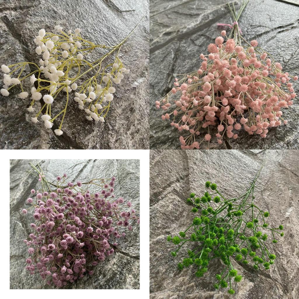 Premium Plastic Aster Single Stem Fake Flower For Bridal Accessories Home Tabletop Displays