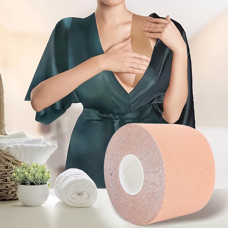 5M Boob Tape Bras for Women Adhesive Invisible Bra Nipple Pasties Covers Breast Lift Tape Push Up Bralette Strapless Pad Sticky