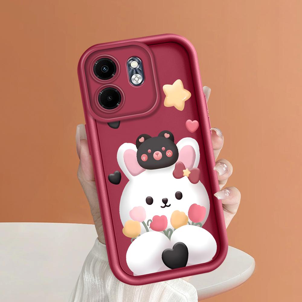 Měkký silikonový kryt na telefon Plný kryt Ochranné pouzdro odolné proti nárazům pro Huawei Honor Infinix Tecno iPhone Motorola Google