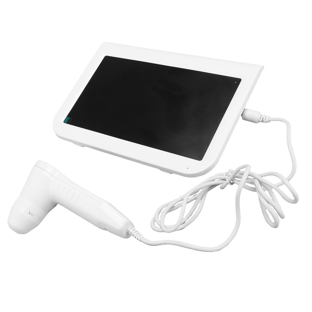 10.2 Inch Skin Scalp Detector Rechargeable 50X 200X Lens Hair Follicle Detector for Nails Hair Skin 