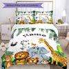 Animal666 Customize Your Name Bedding Set Breathable Duvet Cover With Pillowcases Decorative Bed Linen For Bedroom Home Decoration Birthday Gift