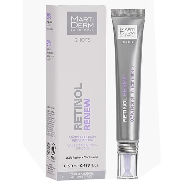 Baume Régénérant Rétinol - MartiDerm - 20ml - Lisse la peau - Réduit les rides et imperfections - Sans parabène