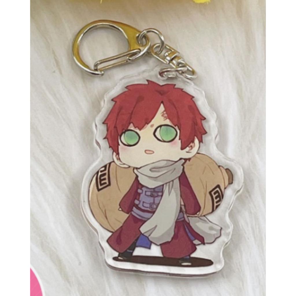 Anime Naruto Acrylic Keychain Accessaries Uzumaki Naruto Cartoon Keyring