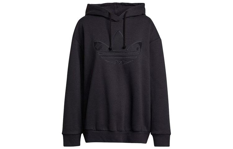 Свитшоты Adidas Originals Женские Черные С капюшоном Умеренный Обычный H20197 34