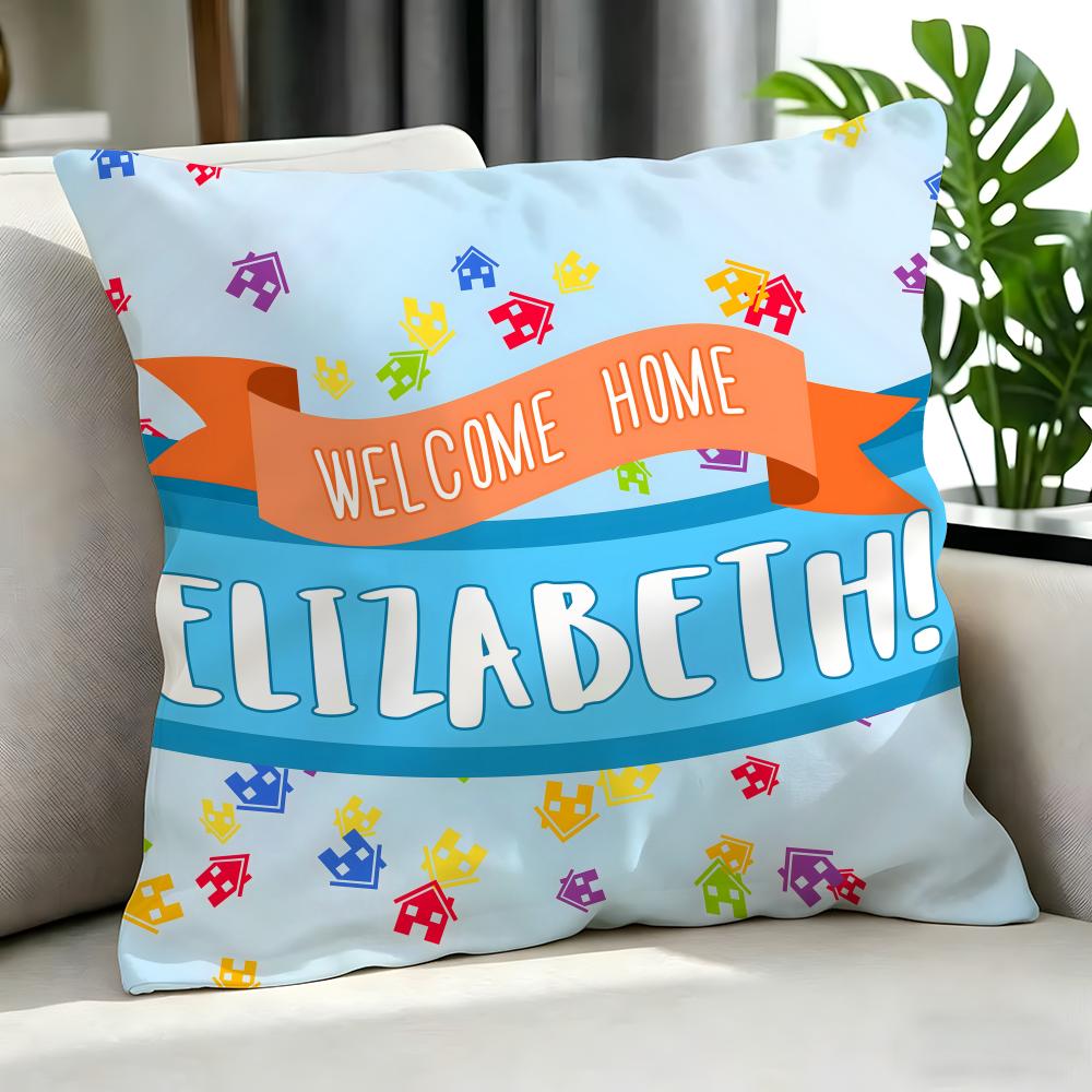 Art SSweet Home Welcomeed Cushion Cover Cushion Cover Set Pcs x x x Pillowcase Decorative Sofa Home Decor