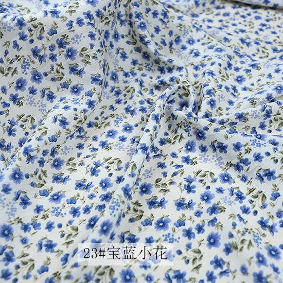 

Цветочные шифоновые ткани драпированные мягкие блузки платья ткани для одежды корейские милые DIY ручная работа рукоделие материалы для одежды шитье 150x100cm