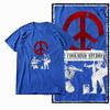 Coolmind X0006 Vintage Cotton Big Size Anti-war Print Exclusive Graphic Men T Shirt Loose Men Tshirt Casual T-shirt for Men Tees