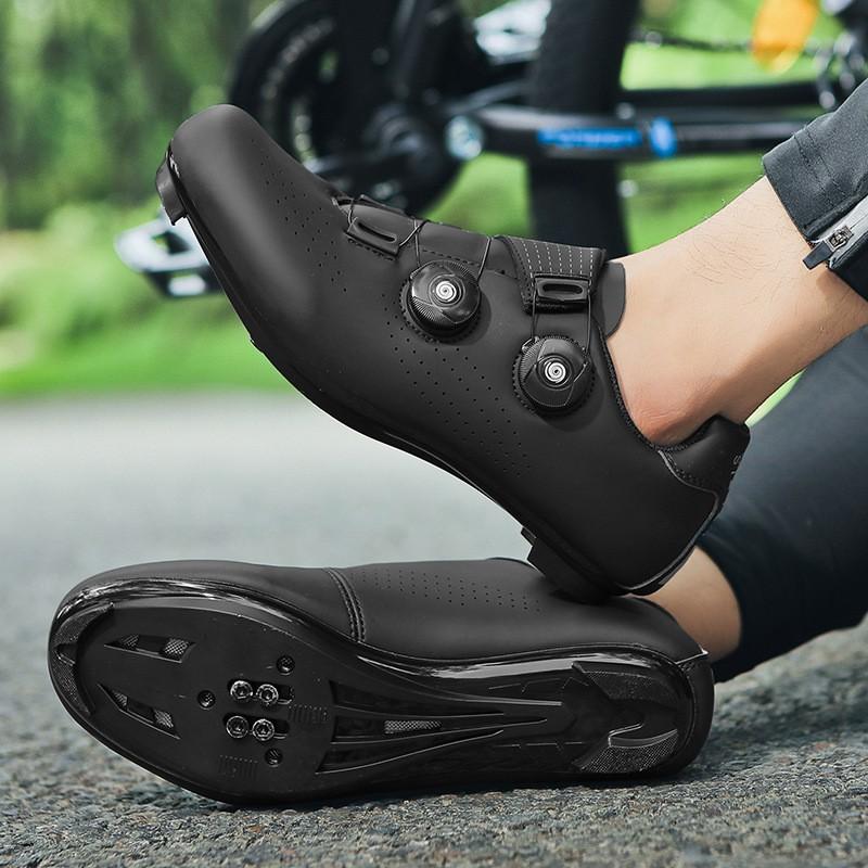 Unisex Cycling Shoes Road Mountain Bikes With Cleat Compatibility Breathable Lightweight Performance Pedal Lock Shoe