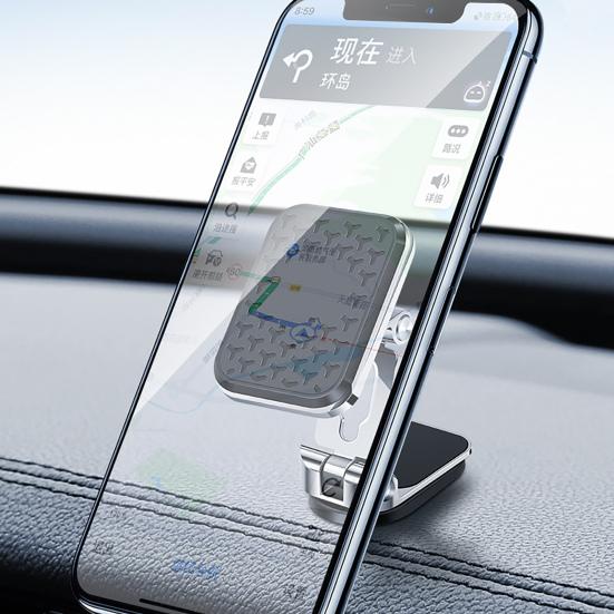 Car Phone Bracket Universal 360 Degree Rotation Silicone Pad Practical Navigation Mobile Support for Vehicle